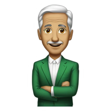 Algerian president sticker