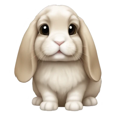 Holland lop bunny sticker