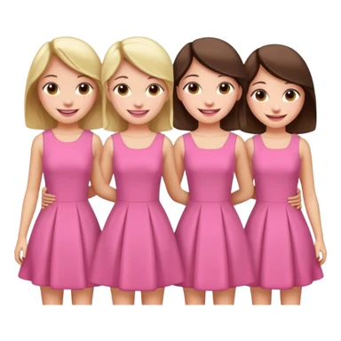 بنات ورديات sticker