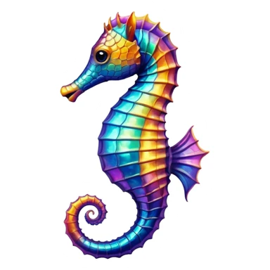 Seahorse - чтобы выглядил как настоящий sticker