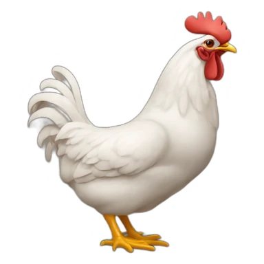 Un gars qui mange du poulet  sticker