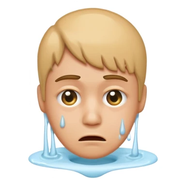 Head in a toilet sticker