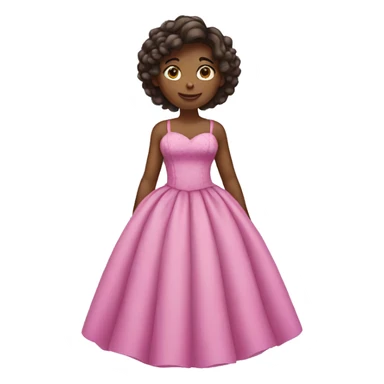 Girl with frock sticker
