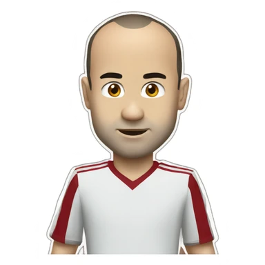 iniesta sticker