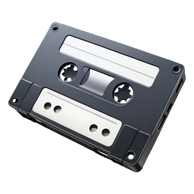 Realistic VHS tape sticker