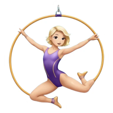 aerial hoop aerialist sticker