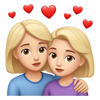 une fille qui tombe amoreuse au premier regard d'un garcon sticker