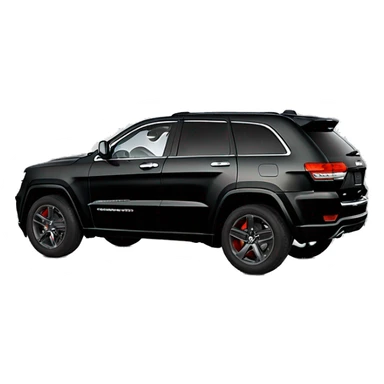 Black Jeep grand cherokee 2019 rims sticker