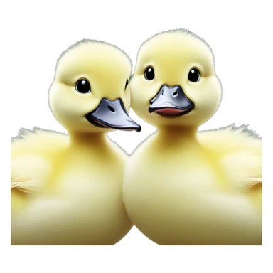 Two headed ducklings sticker