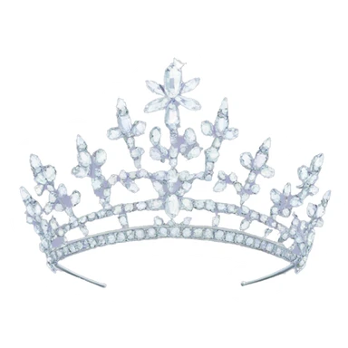 dainty diamond crystal tiara sticker