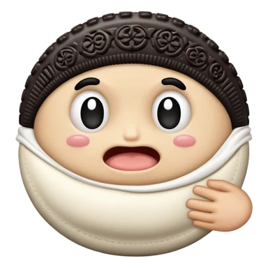 Oreo bandit stomachache  sticker