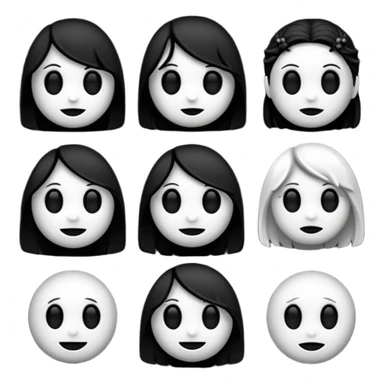 gothic emojis sticker