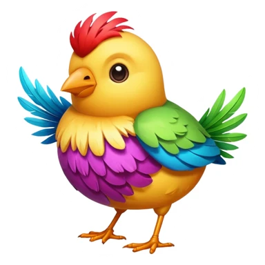 dessert bird sticker
