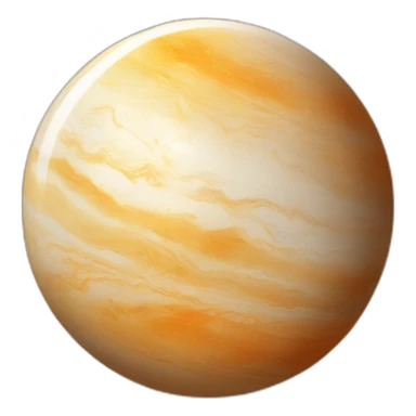 a single marble that looks like the planet mercury sticker