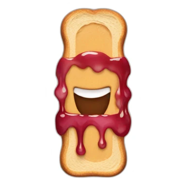 peanut butter jelly time sticker