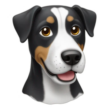 Chien Épagneul breton amusant sticker
