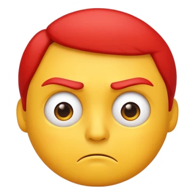 Very anoyed emoji  sticker