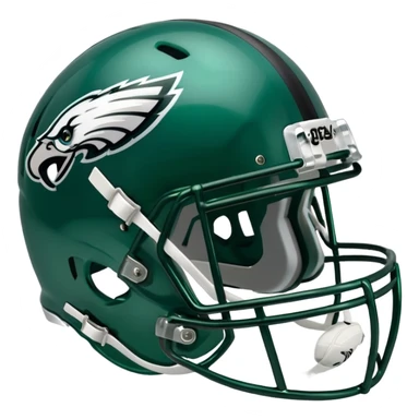 Philadelphia Eagles football helmet sticker