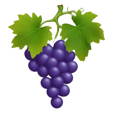Grapes on vine sticker