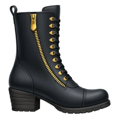 zipper boot sticker