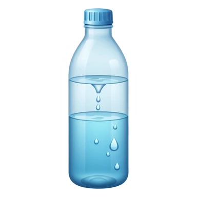 Botella de agua mineral sticker