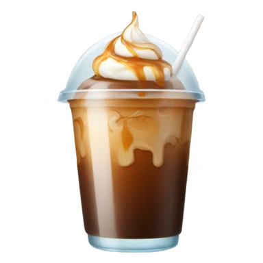 Iced coffee with caramel  sticker
