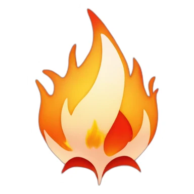 tinder logo with flames around it sticker