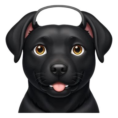 Black Labrador sticker