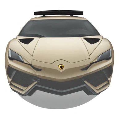 an emoji  of a lamborghini urus sticker