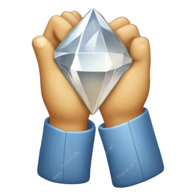 Diamond hands cryptocurrency hodl sticker