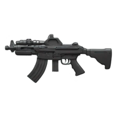 machine gun sticker