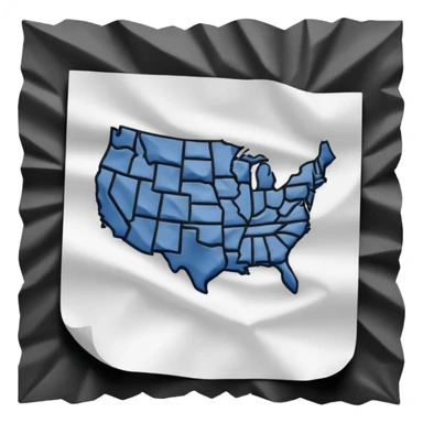 THE TEXT " HUB 22 AMERICA " ON A PIECE OF PAPER sticker