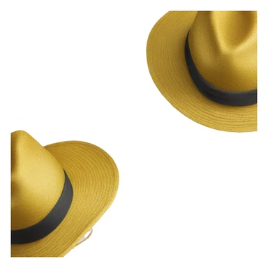 emoji jaune lunette de soleil avec un chapeau safari sur la tête sticker