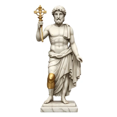 philosophy greek statue sticker