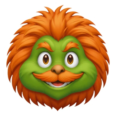 A baddie lorax sticker
