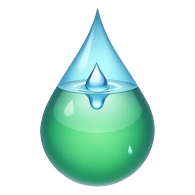 The water is not coming out the green part sticker