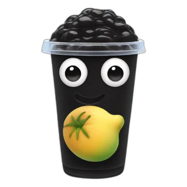 black smoothie sticker