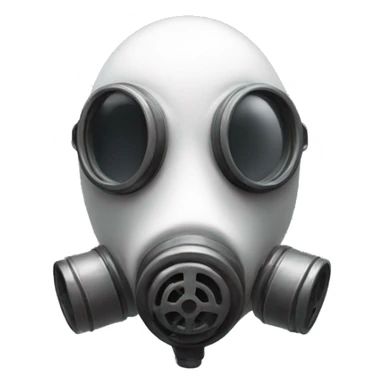 blob-face with gasmask sticker