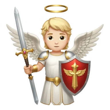 - 🛡️ Shield – symbolizing protection
- ⚔️ Sword – representing spiritual warfare
- 👼 Angel – the heavenly messenger
- ✨ Sparkles – highlighting his glory sticker