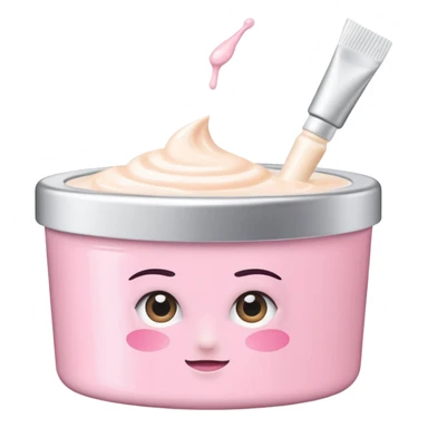 Light pink small Clinique tub with eye cream sticker