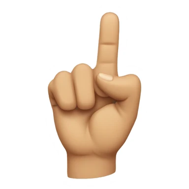 Hand Peace sign with thumb out sticker