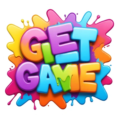 graffiti of the words Get outta my game  sticker