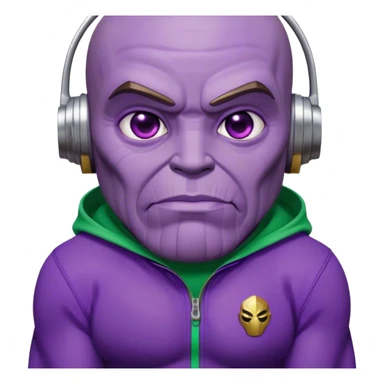 Thanos from squid game sticker