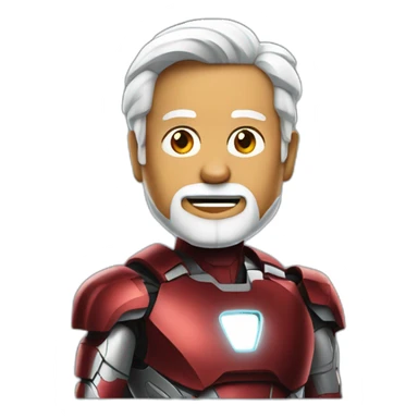 modiji in ironman suit sticker