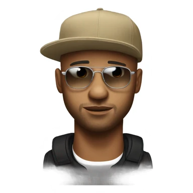 Booba le rappeur français  sticker