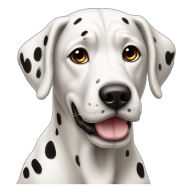 Dalmatiner spielend sticker