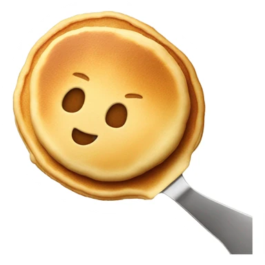 Flipping a pancake  sticker