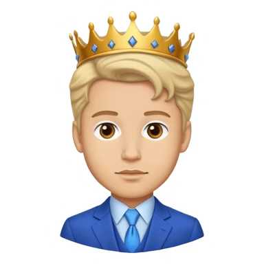 Un príncipe azul sticker