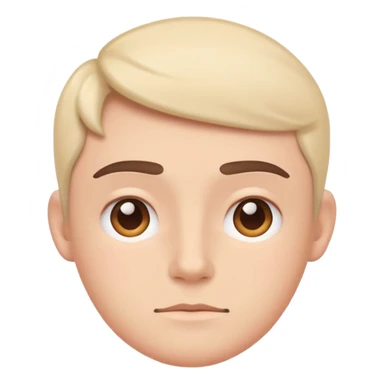 minimal flat emoji with mild tension,
slightly raised eyebrows,
thoughtful expression,
balanced emotion,
soft pastel tones,
modern health tracking app style,
transparent background,
vector illustration
 sticker