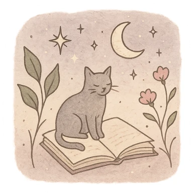 A gentle, poetic digital illustration in the style of “Jardim da Ju”. The scene blends nature, cosmos and tenderness — hand-drawn lines, soft textures, and muted pastel tones (sage green, lilac, rose, cream). Elements like leaves, stars, cats, books, and celestial details coexist naturally. The mood is magical yet grounded, evoking sensitivity, reflection, and quiet intelligence. The lighting is warm and dreamy, with delicate sparkles and organic shapes. Artistic style: watercolor + fine line art, minimal, elegant, emotional and intimate.


(use conforme a IA utilizada)

Mood: magical realism, soft light, emotional, feminine, intellectual

Style keywords: watercolor, fine ink lines, pastel tones, digital illustration, cozy, slow aesthetic, minimal poetic composition

Colors: #9BA48A (verde sálvia), #E6B7B1 (rosa suave), #D0C3CC (lavanda névoa), #F6F1E7 (papel de chá), #2D2D2F (grafite noturno)

Objects recorrentes: folhas, flores, livros, chá, gatos, estrelas, constelações, velas, mãos, janelas abertas, estufas, estantes, sementes, instrumentos musicais

Emoção central: sensibilidade lúcida — calma, introspectiva e real sticker